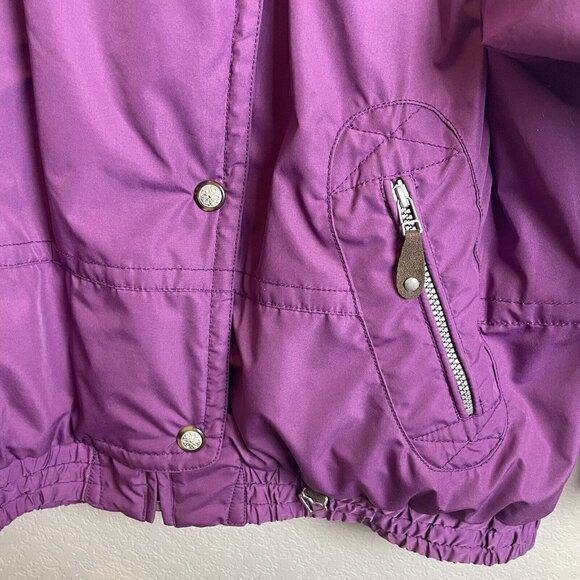 Obermeyer Vintage MONICA Purple Puffer Embroidered Ski Jacket Women size 10 EUC - Picture 2 of 14